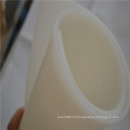 Tampon de feuille en caoutchouc de silicone de couleur blanche transparente de résistance à la chaleur